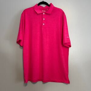 Walter Hagen Pink Magenta Short Sleeve Polo Shirt NEW XL